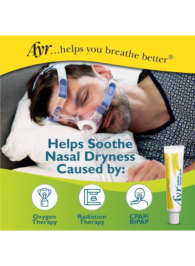 Ayr Saline Nasal Gel, With Soothing Aloe, 0.5 Ounce Tube - Image 3